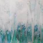 misty painting called cold song of the grass